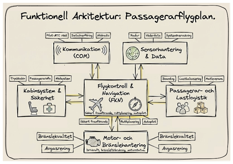 Nyckelaktiviter i strategic canvas, toppnivån för värdeströmmarna